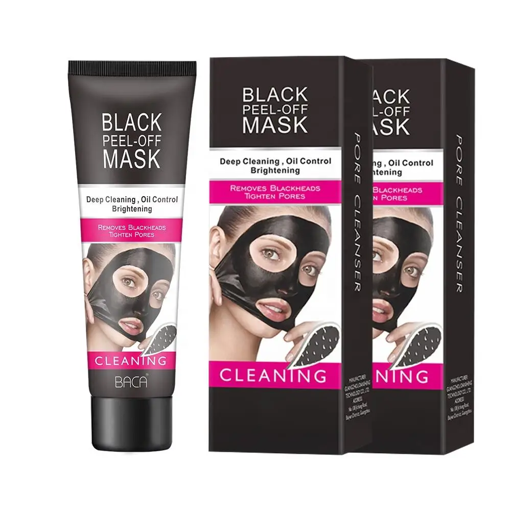 Fast Shipping Wholesale Beauty Cosmetics Pore Cleaning Facial Peel off Smear Mask Blackhead Remover Face Masks
