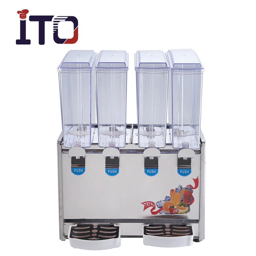 3Tanks/4Tanks Cool Fruit Juice Drink Dispenser Commercial Portable Beverage Machine