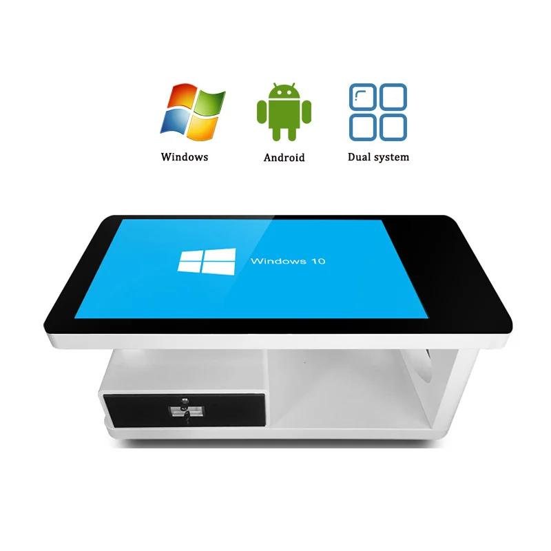 Hotel Restaurant Android Lcd Info Show Display Smart Interactive Kiosk Multi Coffee Game Touch Screen Table LCD Digital Signage