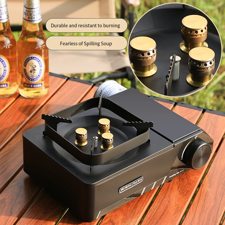 Outdoor Cooking Household Heater portable gas stove wholesale Multi-function Integrated Gas Picnic Windproof Camping Stove