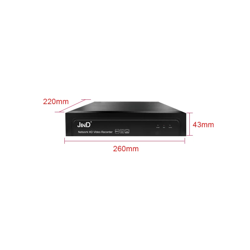 1U 1HDD 9CH 2MP NVR видеокассета с функцией сигнализации