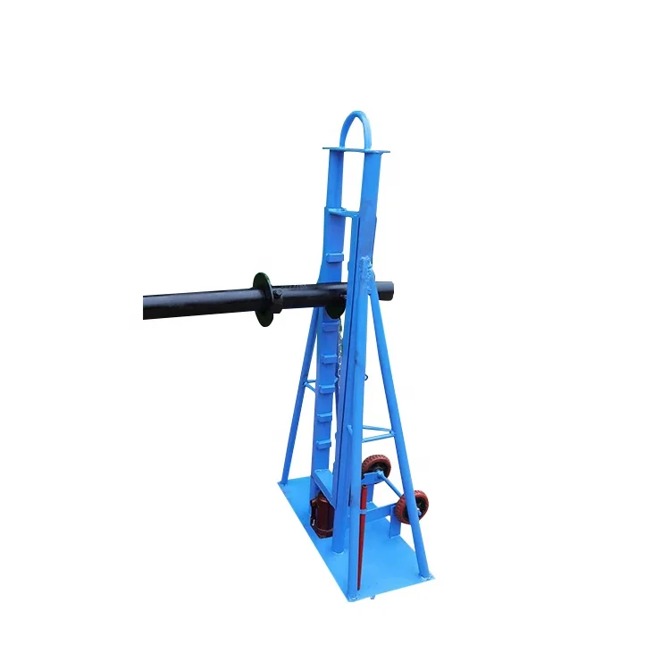 Electrical cable drum jack10 ton hydraulic cable reel jack stand 5 ton cable drum stand