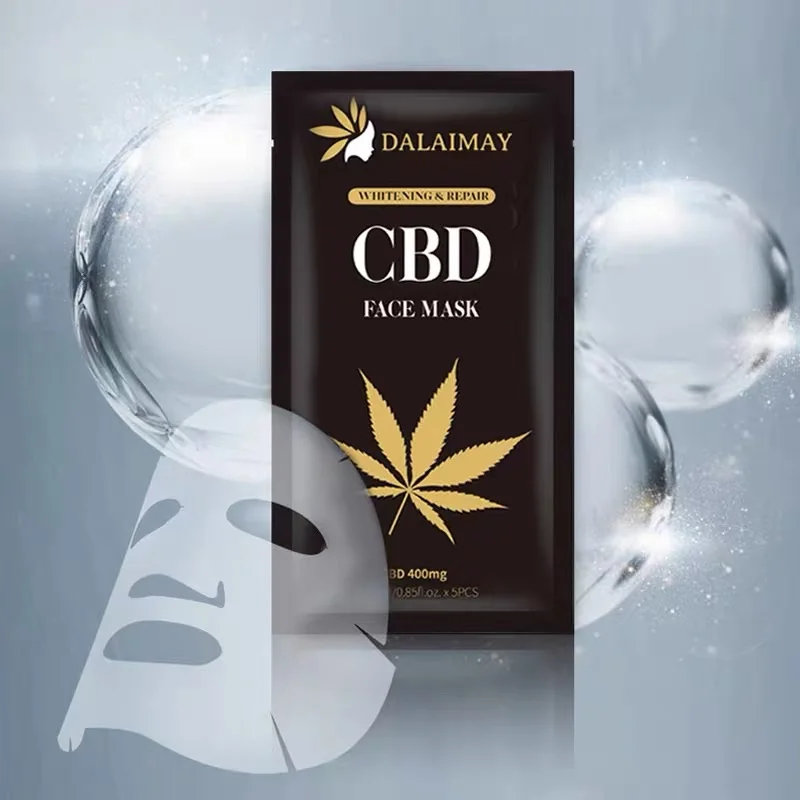  Маска для лица CBD конопляная фабрика лучшая отбеливающая маска увлажняющая натуральная Органическая конопляное масло