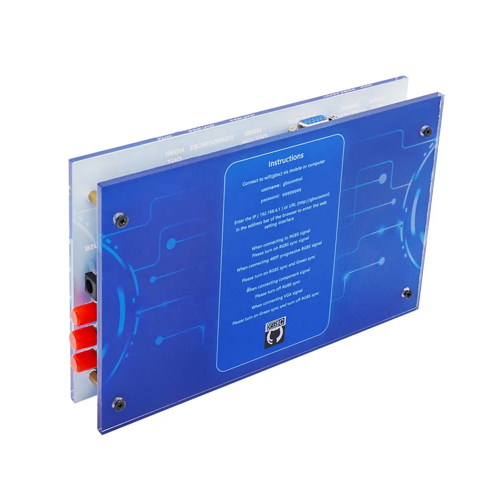 GBS Control Video Converter GBSC RGBs SCART Ypbpr Signal to VGA Adapter HDMI for PS2 Playstation 2 Dreamcast NGC SNES