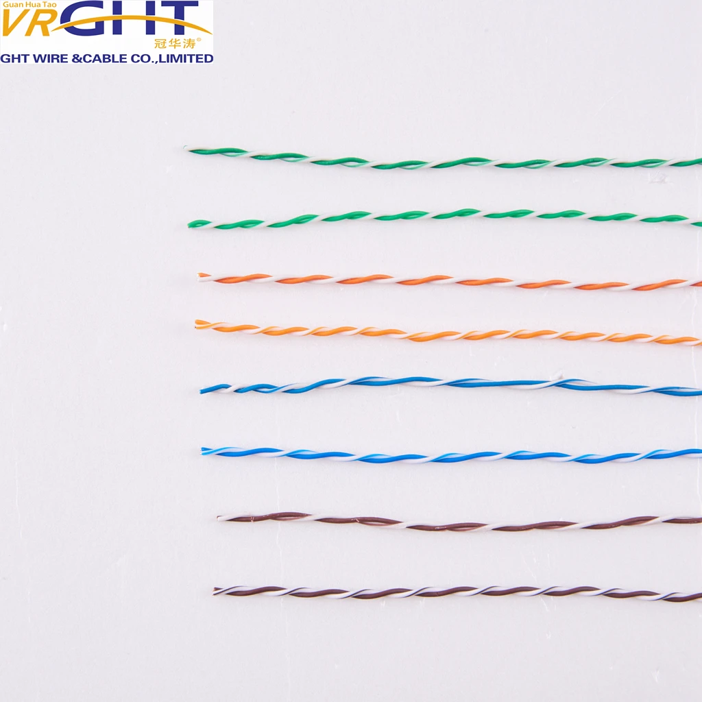 Network indoor UTP CAT5E cable protected by non-flame propagating sheath colored 100m 305m 1000m utp cat5e lan cable