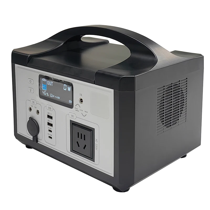 Eu 220v 110v 1000w energy outdoor portable power station 6000 cycle life with solar panel for camping home