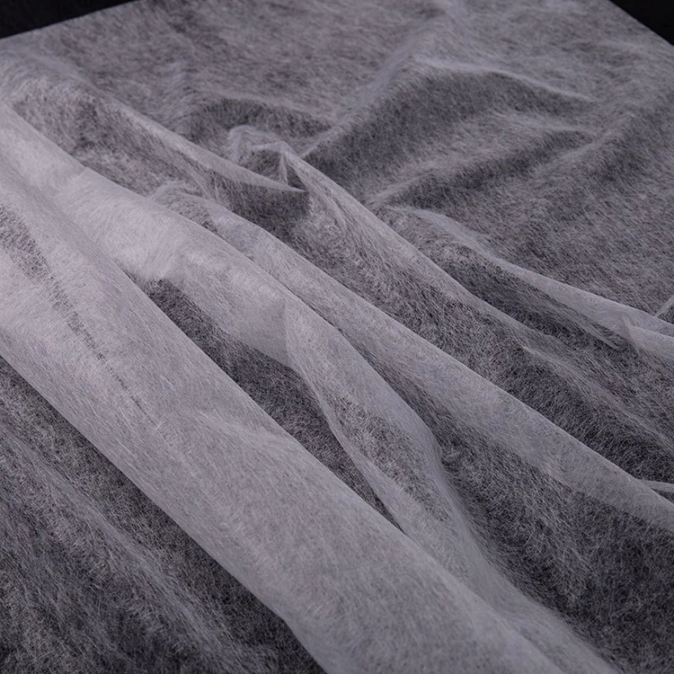 China Supplier factory Double Sided Adhesive Tape Hot Melt Web Fusible Nonwoven Interlining