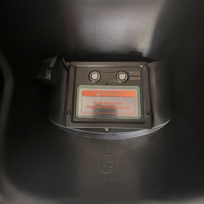 Good quality adjustable darkening welding helmets with air purifying filter auto darkening