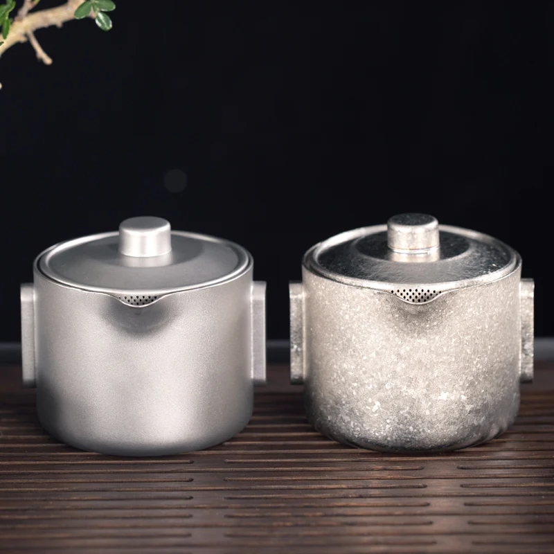 Portable Ultralight Tea maker Titanium Gai wan with infuser water Cup Teapot Set Camping tea infuser camping accessories