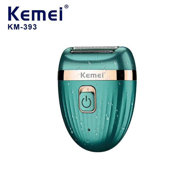 Kemei 393 Portable Women Electric Shaver Mini Rechargeable Hair Removal Appliances Lady Epilator Electric Shaver