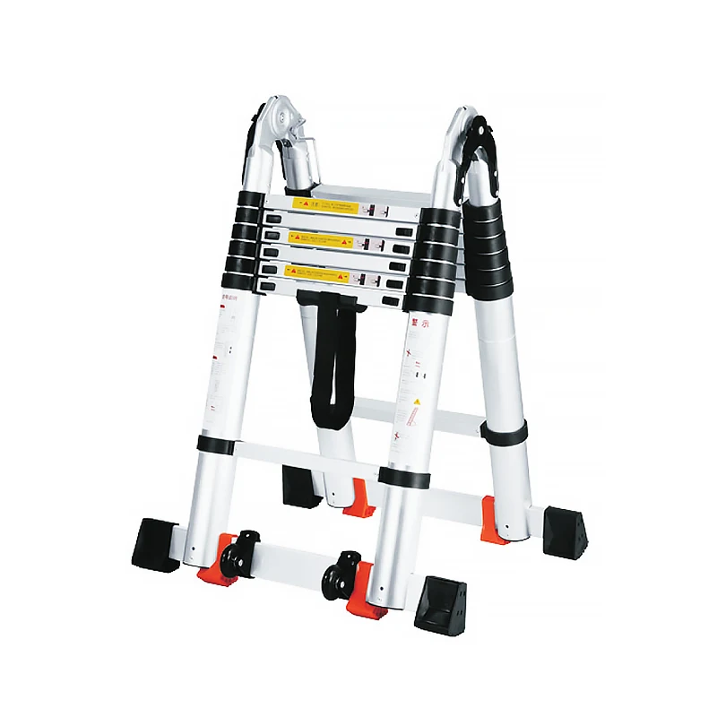 Многоцелевая двухсторонняя лестница, двухсторонняя телескопическая алюминиевая лестница