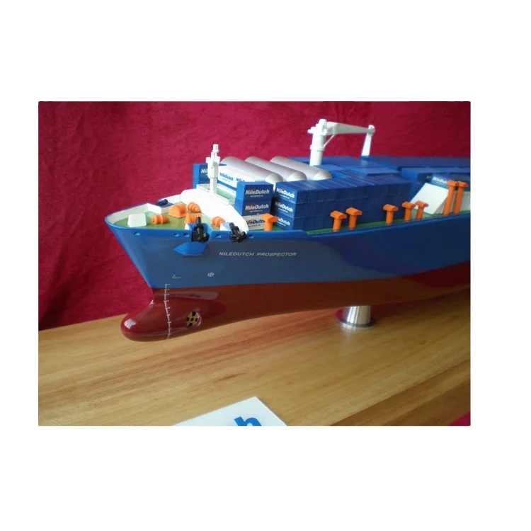 boat container ship model