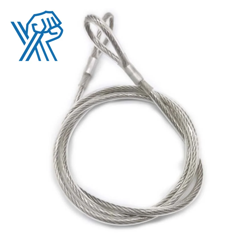 Top quality stainless steel cable wire assembly metal rope sling with customized terminals
