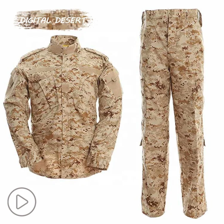 Digital Desert Camouflage Color Outdoor Uniform ACU Combat