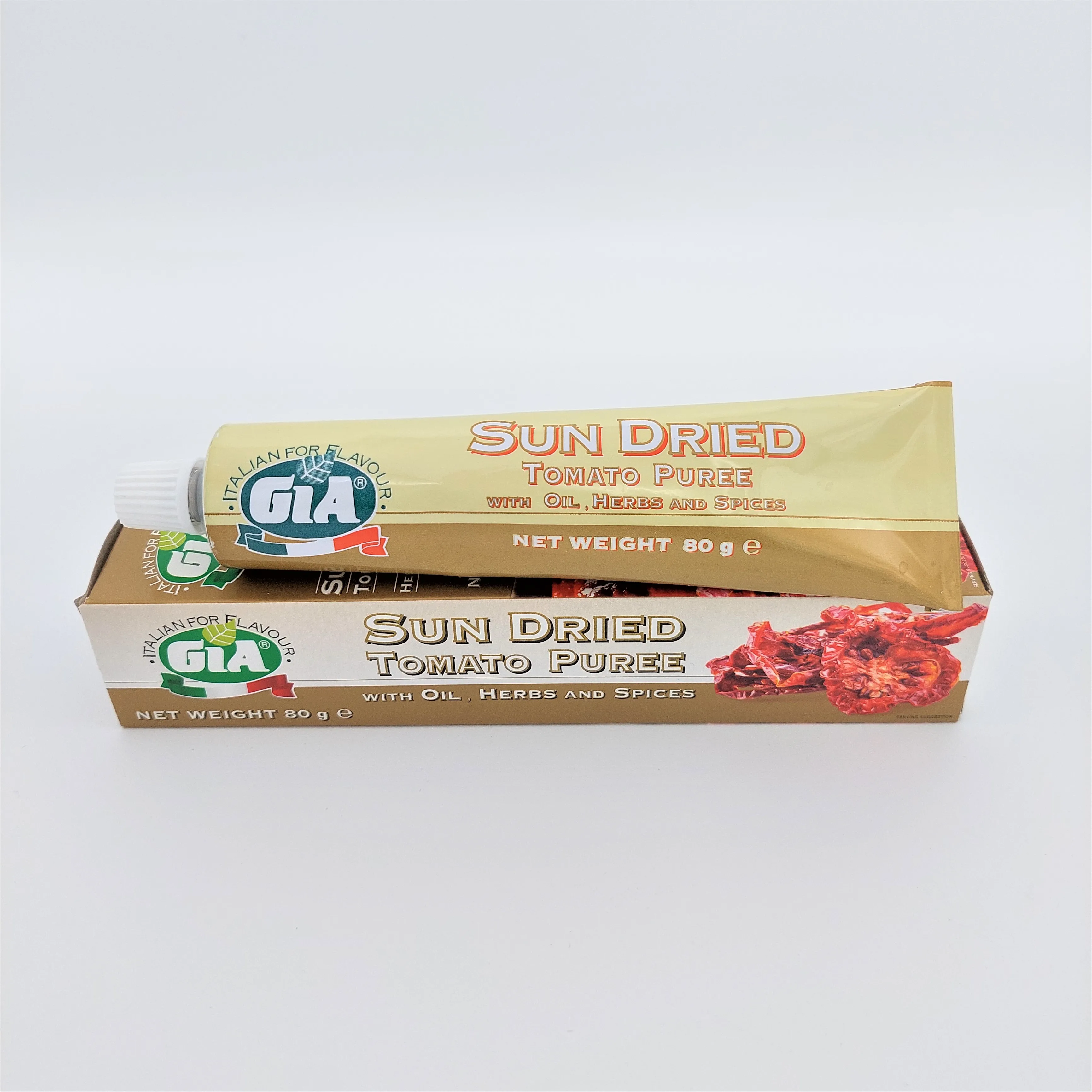 Top quality italian SUNDRIED TOMATO PUREE 80 g in tube GIA