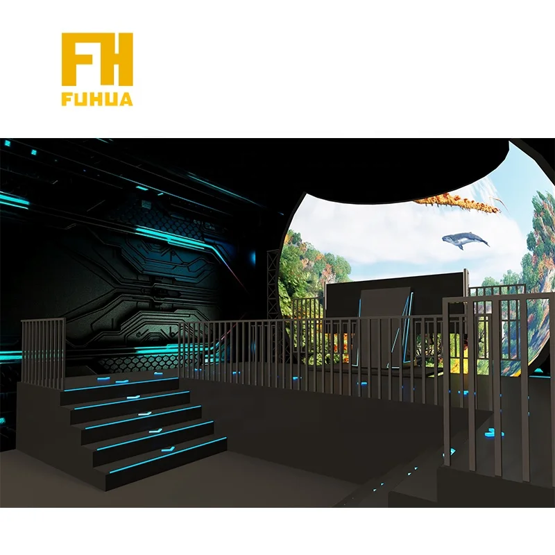Entertainment  Park  Equipment Roller Coaster  Movie Theater  Naked Eye Virtual Cinema  Huge Dome Screen Cinema Project