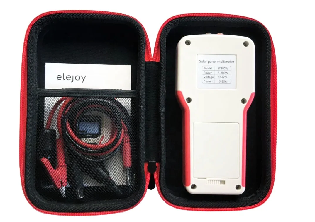 ELEJOY EY800W LCD MPPT solar panel multimeter solar panel tester smart current tester voltage tester digital power meter VOC