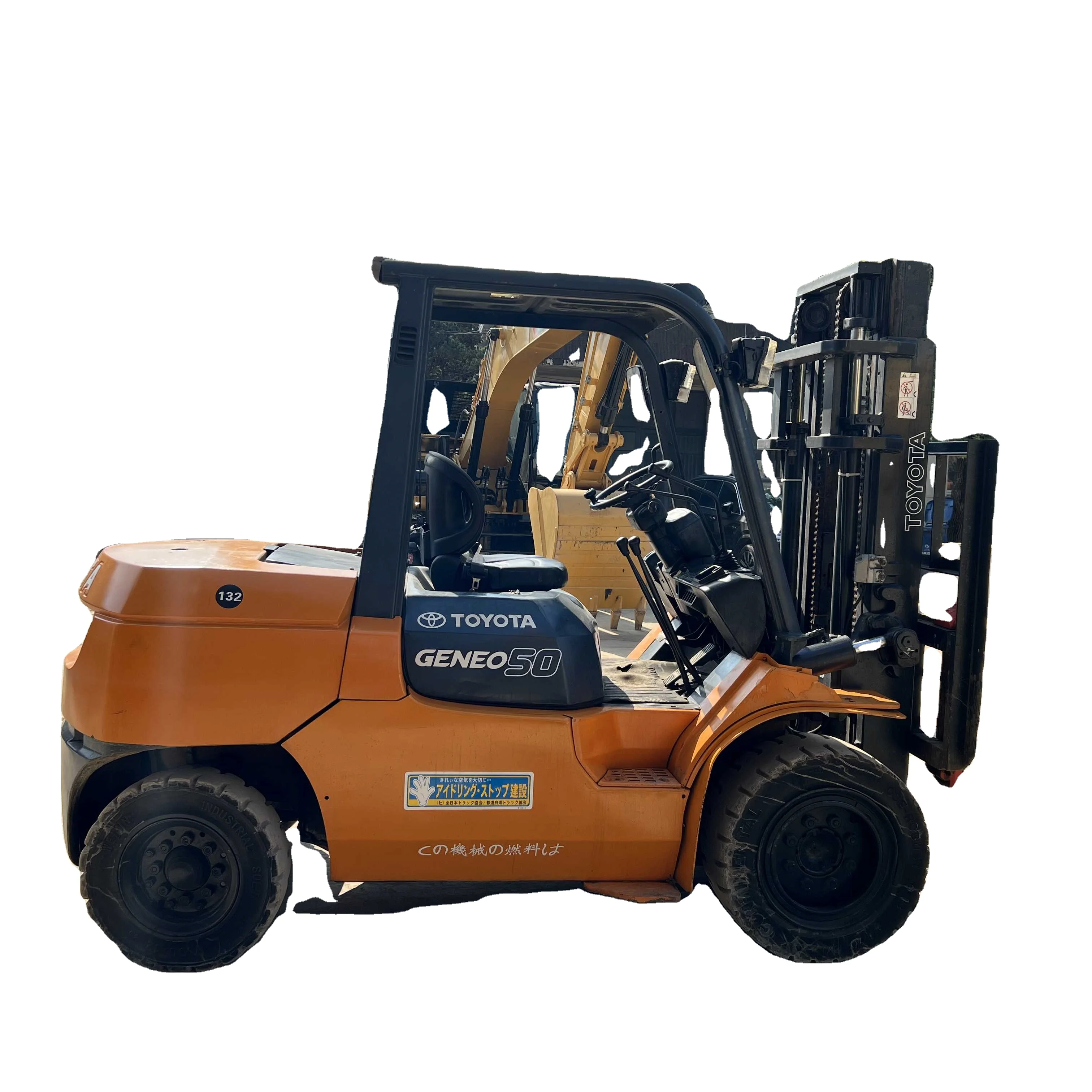 Original Toyota 50 Forklift 5 Ton Used Hydraulic