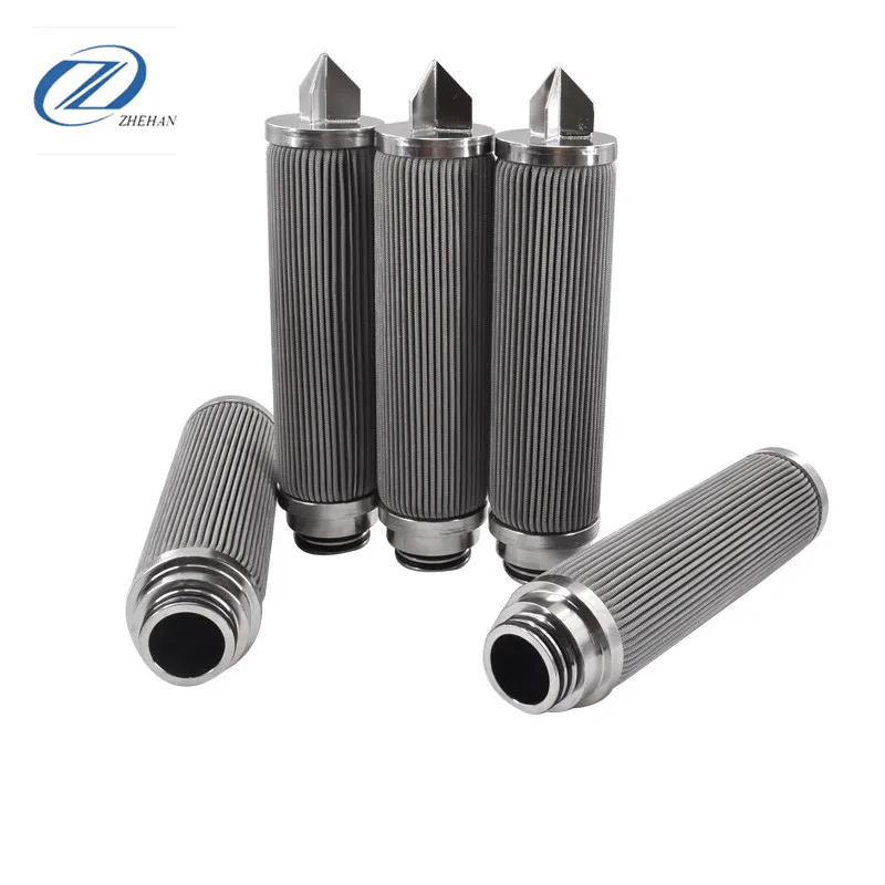 Stainless steel air compressor oil filter element Sewage treatment filter element Filter element for injection molding machine