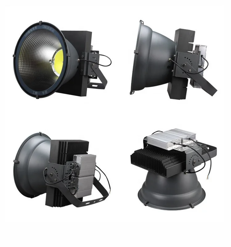 High power Outdoor Ip66 Super bright Waterproof high bay park lamps Special tower crane lamp industrial 1000W Led flood Light