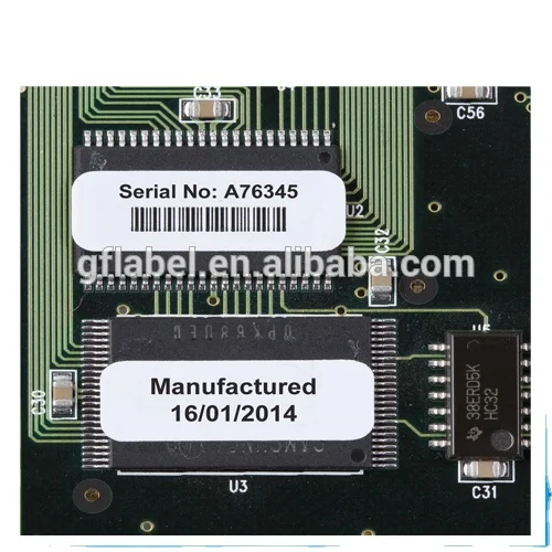 polyimide tape soldering high temperature Chemical Resistant Barcode Labels