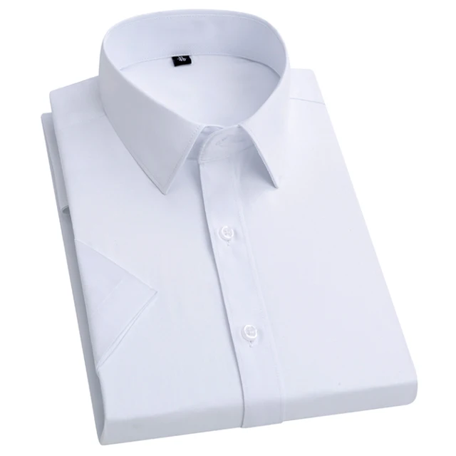 
Hot Sale High Quality Cotton short Sleeve Dress Shirt for Men Formal Casual Man Shirt Custom SHIRTS oversize 
