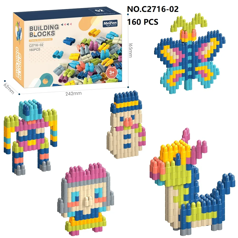 Educational Kids DIY  Play Large Big Stacking Soft Building Blocks Montessori DIY Assembly Bricks Creative Play Set