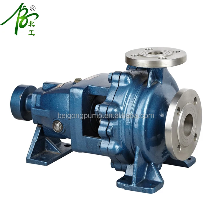 IH IHF industrial chemical pump stainless steel end suction pump explosion-proof hot oil delivery pump