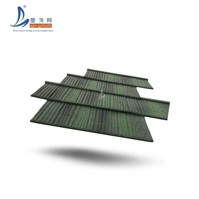 Modern Construction  3 Colors Shake Style Roofing Tiles Kerala Lightweight Stone Coated Metal Roof Tiles