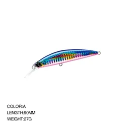 2023 New Design Long Tongue Sinking Minnow 27g 37g Long Casting Simulation Bait Trout Peche Artificial Baits