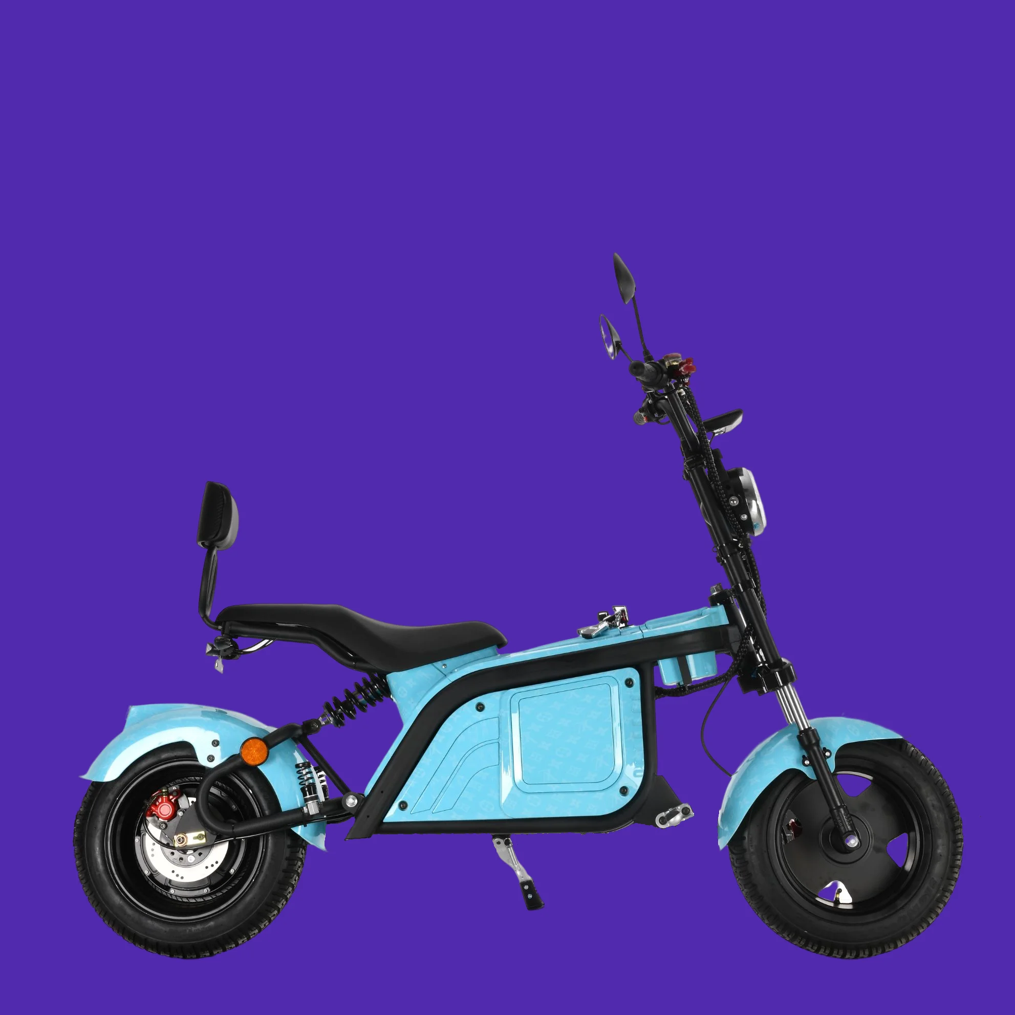 EEC COC Certificate 60V 20AH Battery Electric Scooter 2000W Fat Tire Motorcycles 2 Wheel OEM Citycoco Factory Wholesale
