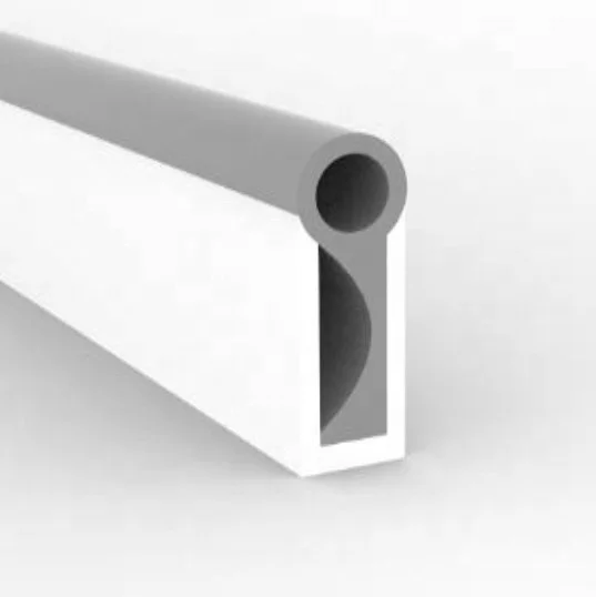 Silicone rubber profile for LED light, housing for strips