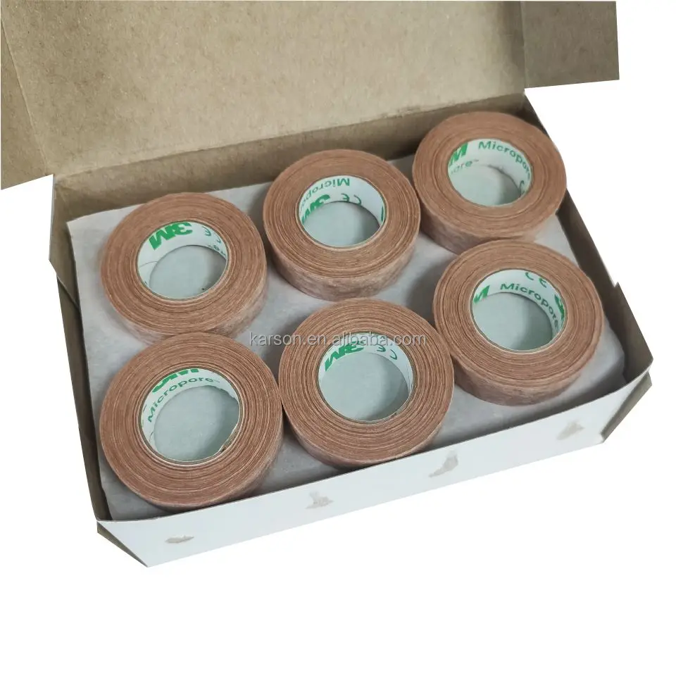 3M Micropore Surgical Tape Tan 1533-0 1.25cmx9.1m 24rolls