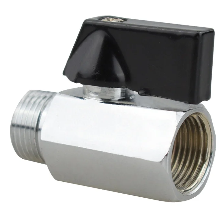 Mini ball valve DN15 inner and outer silk ball valve straight valve