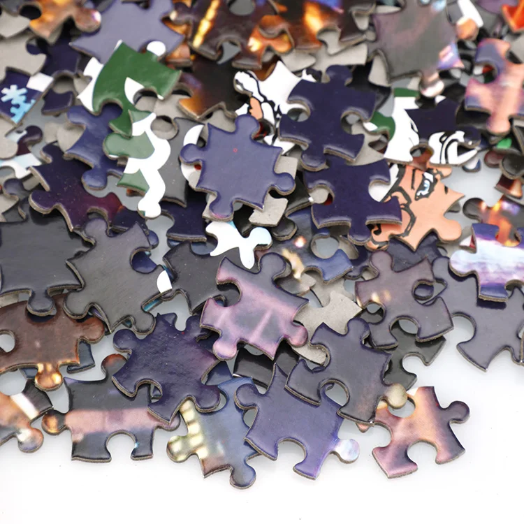 Custom 1000pcs Christmas Paper Jigsaw Puzzle Collection Educational DIY Cartoon Toy for Kids Aged 2-7 Years