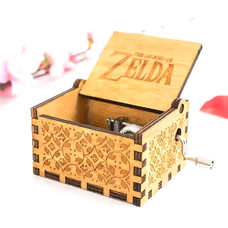 
2019 New Arrive Custom Hand Crank Zelda Music Box 