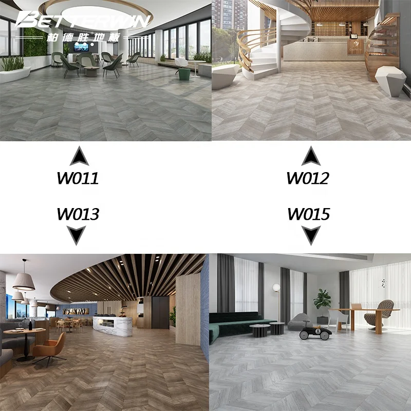 Natural colour solid hardwood oak herringbone laminate flooring for indoor residential