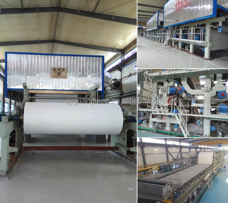 Waste paper recycle 30 ton office white a4 paper production machine