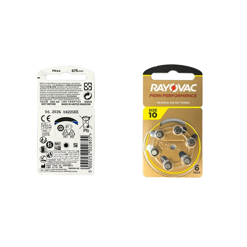 Healthcare Supplement Rehabilitation Equipment Rayovac Proline Advance Hearing Aid Battery