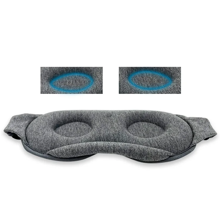 Custom Logo Advanced Professional Sleeping Mask Adjustable Eye Cups Sleep Mask Blackout 3D Sleep Mask With Memory Effect