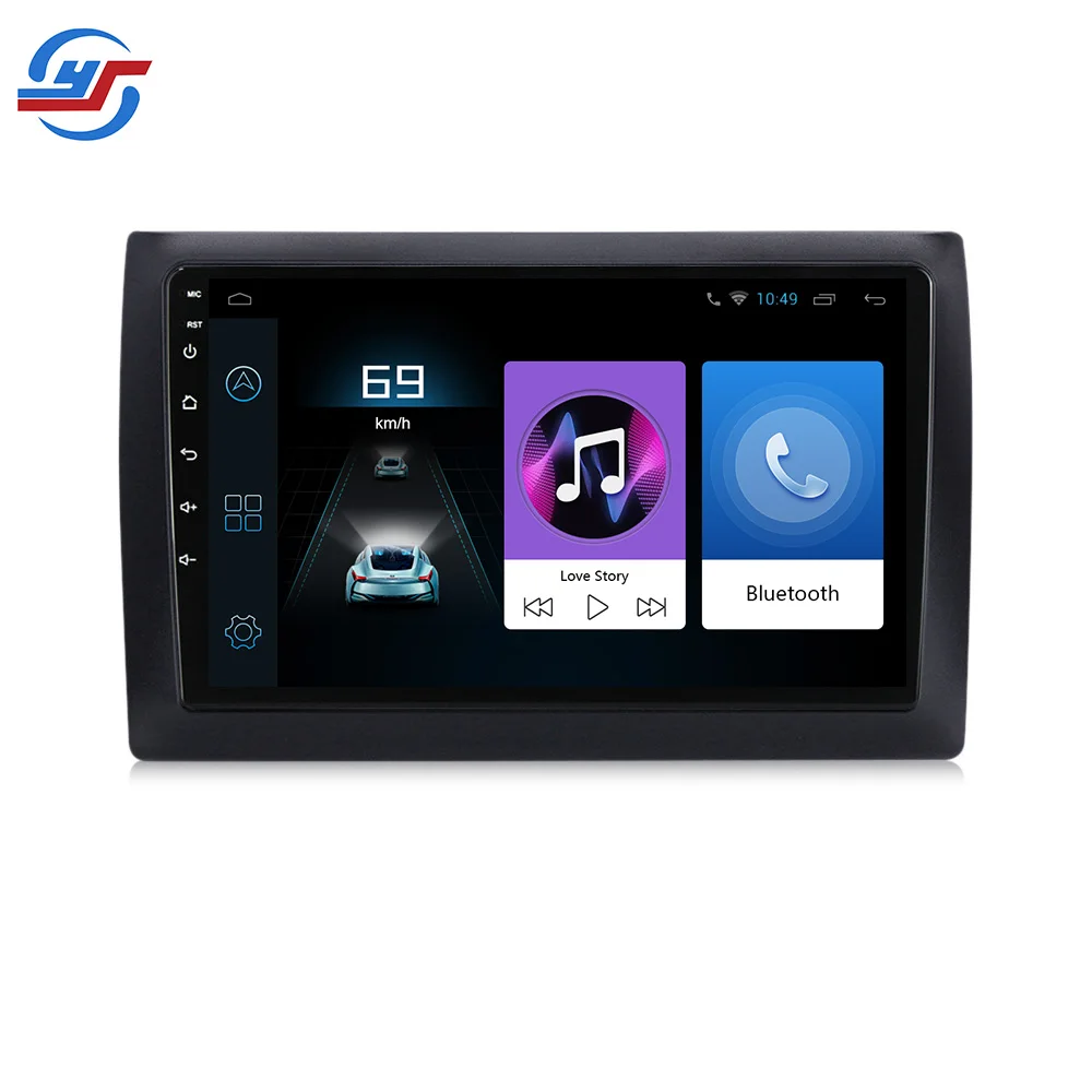 9 дюймов сенсорный экран Рамка двойной Din Android стерео Авто Carplay мультимедиа для Fiat Stilo 10
