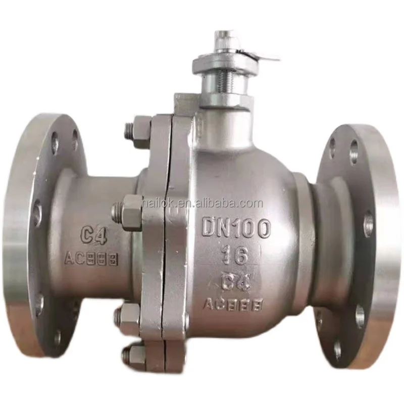 Фланцевый шаровой кран HC276/C4/C5/CW12MW/CZ100 из сплава Hastelloy Хлорированный щелочной авиационный морской химический бронзовый DN80