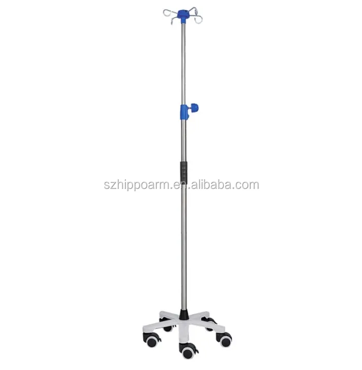 
Stainless drip stand iv pole for clinic hospital 
