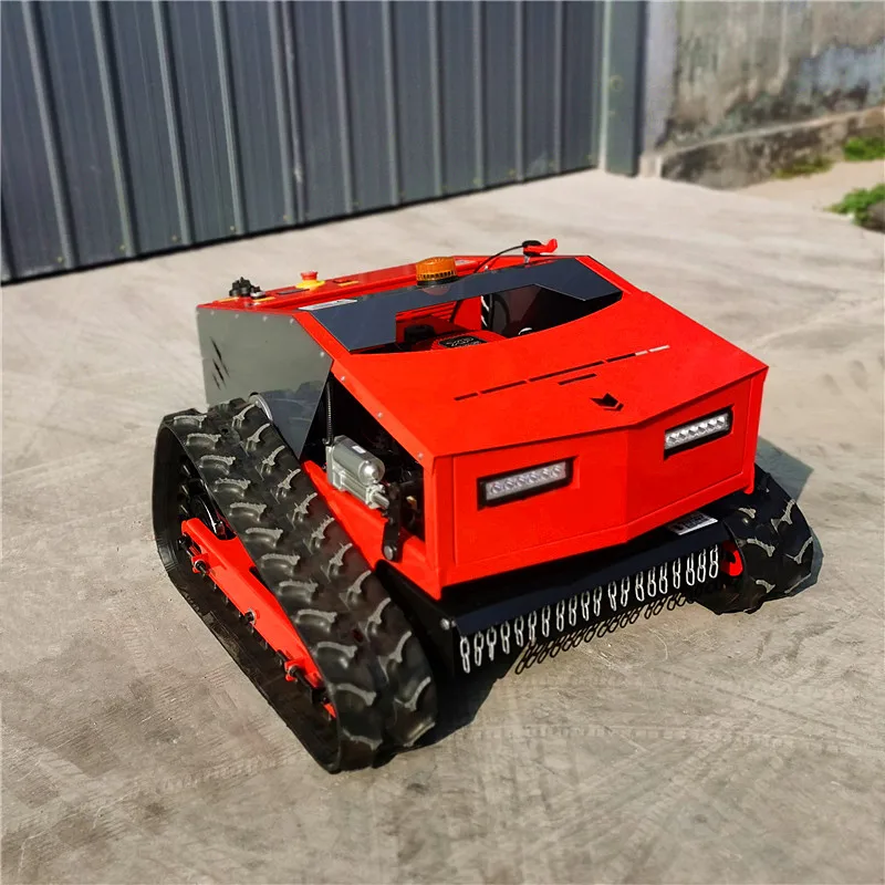 Radio Control Mowers RC Slope Lawn Mower Tracked All Terrain Remote Control Robot Weed Mowing Machine