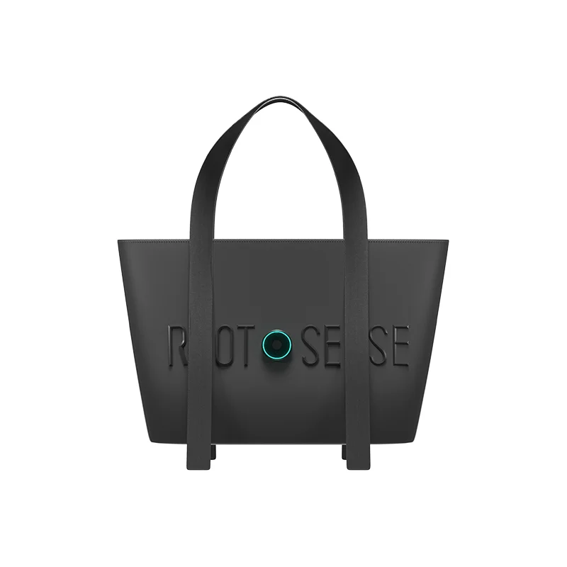 Rootsense Unisex Tote Bag Single Strap Fresh Antibacterial due Oxygen Ion Technology Zipper  Polyester Lining Fashion Bucket
