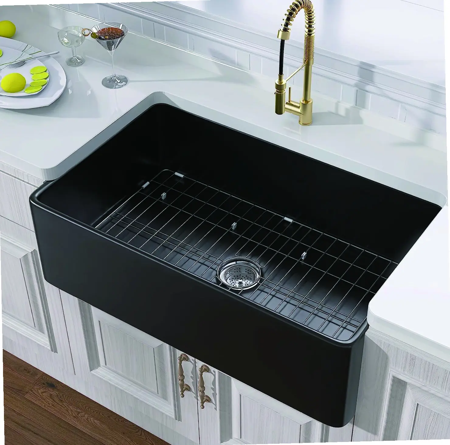 American Hotel Wholesale Copper Fire Clay Kitchen Sink 33 3318t Ffc Under White Ceramic Kitchen Sink - Buy Fireclay Kitchen Sink
