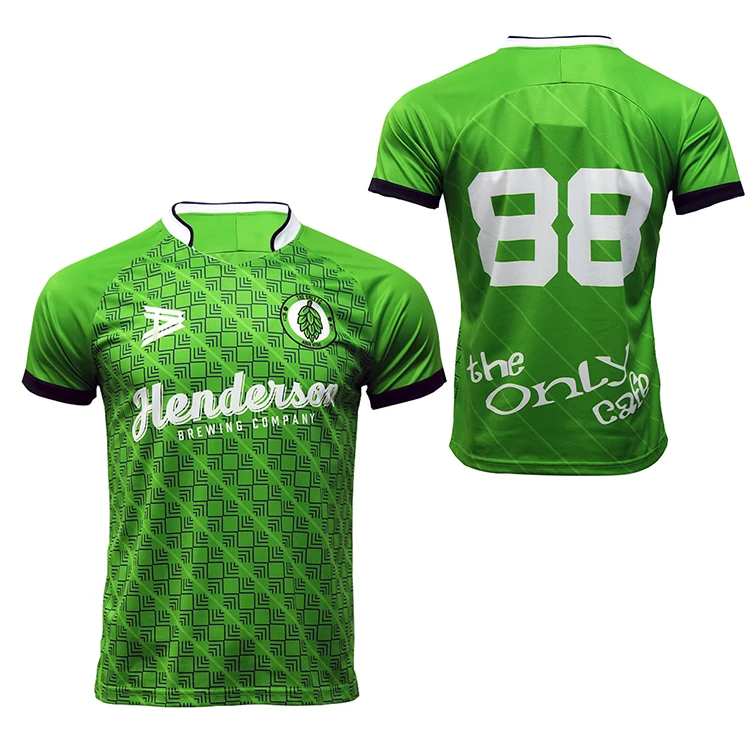 Low MOQ Sublimated Printing Wholesale Sport Shirt Soccer Jersey Custom College Team Soccer Shirts