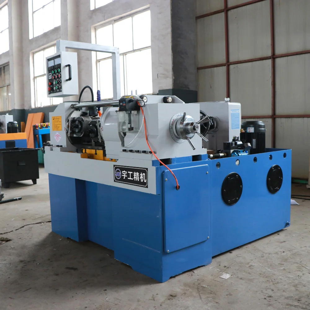 Threading Roller Die two-axis hydraulic bolt thread rolling machine