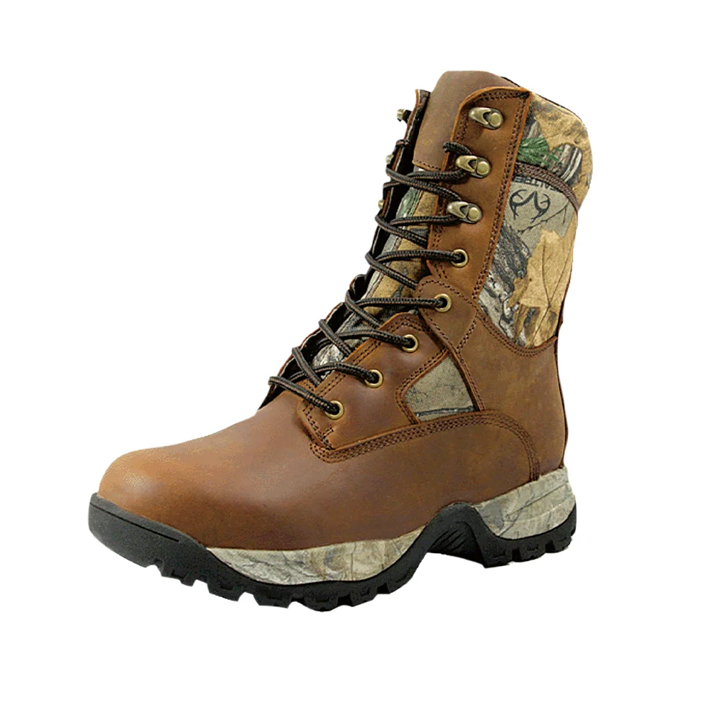 2022 Wholesale Cheap Price Composite Indestructible Work Safety Police Leather Boots For Men
