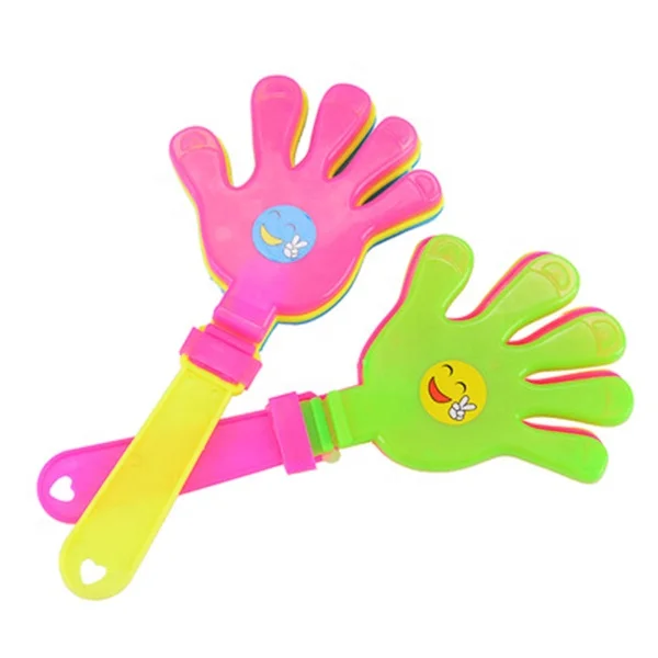 China wholesale sports cheap cheering plastic customized hand clapper for promotional gifts